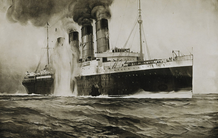 Torpedoed_Lusitania